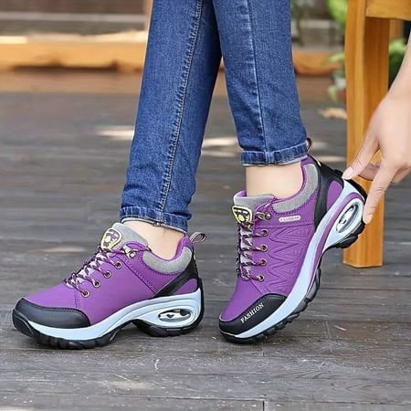 SHENZHYIQIMR Versatile Colorblock Casual Sneakers with Non-Slip Platform Air Cushion for Outdoor Hiking & Climbing - Stylish and Comfortable Footwear for Adventurous Activities
SHENZHYIQIMR Versatile Colorblock Casual Sneakers with Non-Slip Platform Air Cushion for Outdoor Hiking & Climbing - Stylish and Comfortable Footwear for Adventurous Activities
