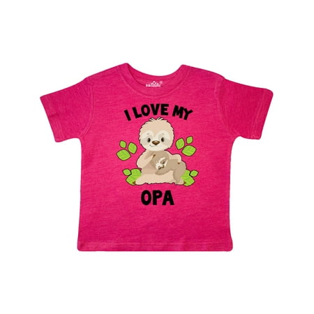 Inktastic Cute Sloth I Love My Opa with Green Leaves Gift Toddler Boy or Toddler Girl T-Shirt
Inktastic Cute Sloth I Love My Opa with Green Leaves Gift Toddler Boy or Toddler Girl T-Shirt
