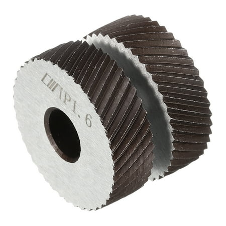 Uxcell 26x8x8mm Knurling Wheel Kit 1.6mm Pitch Diamond Wheel Linear Knurl 2 Pack