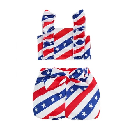 Sunisery Toddler Baby Girl Independence Day Clothes Set Stripe Star Print Sleeveless Camisole Tops Shorts 3-4 Years
Sunisery Toddler Baby Girl Independence Day Clothes Set Stripe Star Print Sleeveless Camisole Tops Shorts 3-4 Years