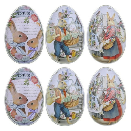 Etereauty 6pcs Creative Festival Iron Crafts Candy Boxes Easter Style Iron Candy Boxes
Etereauty 6pcs Creative Festival Iron Crafts Candy Boxes Easter Style Iron Candy Boxes