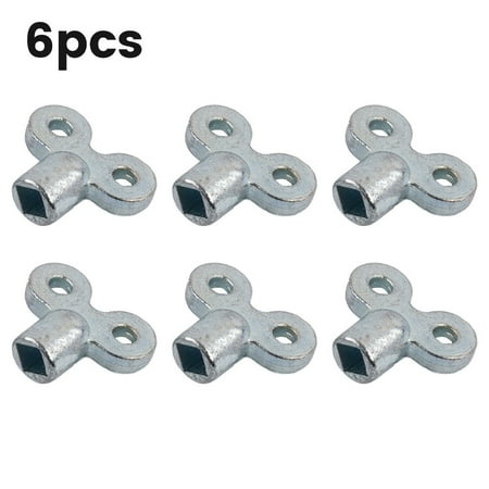 6PCS Zinc Alloy Heater Bleed Key Wrench Plumbing Bleeder Key Radiator Wrench
6PCS Zinc Alloy Heater Bleed Key Wrench Plumbing Bleeder Key Radiator Wrench