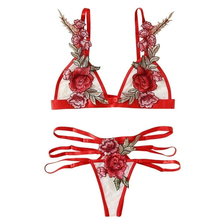 PEASKJP Sexy Lingerie for plus Size Women Thong Bra Lingerie Rose Embroidery Sexy Lace Bustier Flowers G-string Bralette
PEASKJP Sexy Lingerie for plus Size Women Thong Bra Lingerie Rose Embroidery Sexy Lace Bustier Flowers G-string Bralette