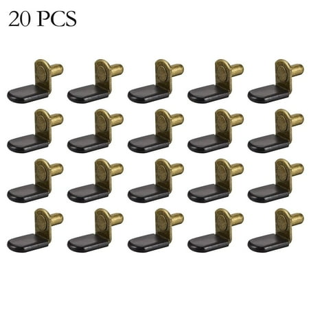 JINGT 20pcs Shelf Support Studs Pegs Pins Plugs 6mm L-Shaped Cabinet Bracket Bronze
JINGT 20pcs Shelf Support Studs Pegs Pins Plugs 6mm L-Shaped Cabinet Bracket Bronze