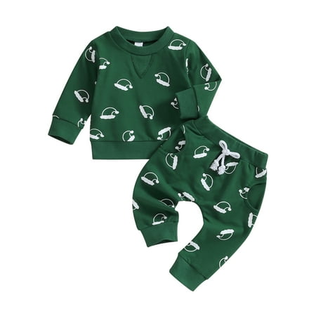 jaweiwi Baby Toddler Boys Girls 2 Piece Outfits 0 6M 12M 18M 24M 2T 3T Christmas Hat Print Round Neck Sweatshirt and Drawstring Pants Set Toddler Pants Suits
jaweiwi Baby Toddler Boys Girls 2 Piece Outfits 0 6M 12M 18M 24M 2T 3T Christmas Hat Print Round Neck Sweatshirt and Drawstring Pants Set Toddler Pants Suits