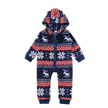 Gureui Family Matching Christmas Casual One Piece Jumpsuit Elk Floral Print Long Sleeve Hooded Romper with Pocket Nightwear for Kids Adults Baby
Gureui Family Matching Christmas Casual One Piece Jumpsuit Elk Floral Print Long Sleeve Hooded Romper with Pocket Nightwear for Kids Adults Baby