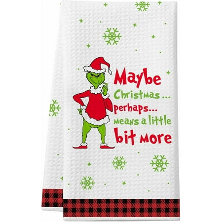 Funny Christmas Kitchen Towel Holiday Collection Dish Towels Absorbent Bathroom Hand Towel Cute Christmas Home Decorations Novelty Xmas Gifts for Women Men
Funny Christmas Kitchen Towel Holiday Collection Dish Towels Absorbent Bathroom Hand Towel Cute Christmas Home Decorations Novelty Xmas Gifts for Women Men