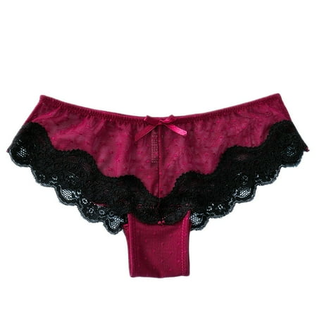 Knosfe Women s Lace Briefs Low Waisted Bowknot Underwear Soft Floral Breathable Stretch Panties
Knosfe Women s Lace Briefs Low Waisted Bowknot Underwear Soft Floral Breathable Stretch Panties