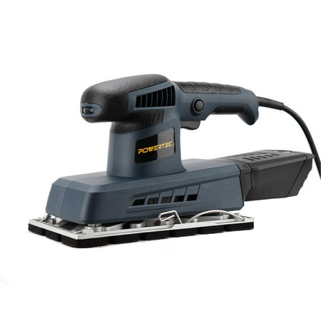 POWERTEC 1/2 Sheet Variable Orbital Sander for Woodworking with Hole Punch Plate Hook and Loop Sandpaper Pad and Dust Collection Box HS1002V
POWERTEC 1/2 Sheet Variable Orbital Sander for Woodworking with Hole Punch Plate Hook and Loop Sandpaper Pad and Dust Collection Box HS1002V