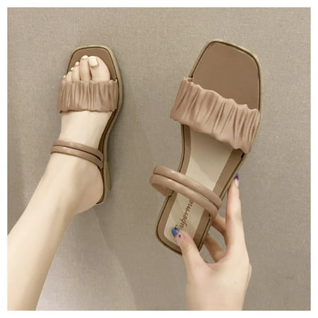 Summer Wedge Fashion Fairy Wind Sandals 37 371 Wedge-1 Khaki Beach Sandals Non-Slip Slippers Soft Summer Slide Sandals Slope Heel Shoes
Summer Wedge Fashion Fairy Wind Sandals 37 371 Wedge-1 Khaki Beach Sandals Non-Slip Slippers Soft Summer Slide Sandals Slope Heel Shoes