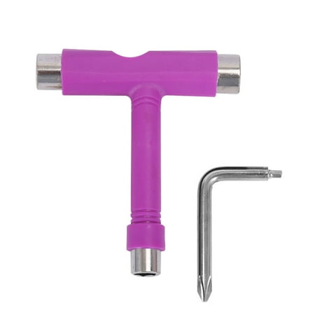 Skateboard Spanner T Type Wrench T Type Wrench Skate Tool Screwdriver MTB Bike Electric Scooter Repair Tools Purple
Skateboard Spanner T Type Wrench T Type Wrench Skate Tool Screwdriver MTB Bike Electric Scooter Repair Tools Purple