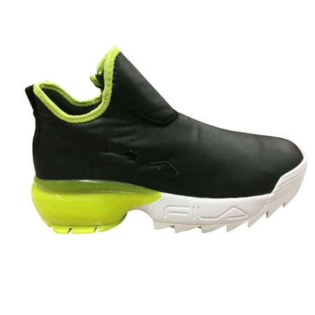 Women s Fila Lab F Neon Black/White/Safety Yellow (5XM00823 016) - 6.5