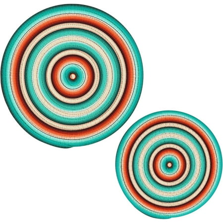 GZHJMY Mexican Blanket Serape Stripes Trivets Pot Holders Set of 2 Hot Pads 7.09 +9.45 Table Mats Placemats Set for Cooking and Baking Cotton Braided Hot Pads
GZHJMY Mexican Blanket Serape Stripes Trivets Pot Holders Set of 2 Hot Pads 7.09 +9.45 Table Mats Placemats Set for Cooking and Baking Cotton Braided Hot Pads
