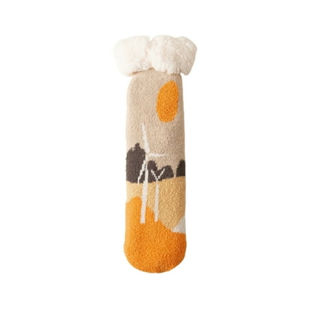 Rumida Women s Winter Cute Warm Socks with Anti Slip Bottom Fuzzy Floor Socks Colorful Lamb socks silicone non-slip floor socks 
Rumida Women s Winter Cute Warm Socks with Anti Slip Bottom Fuzzy Floor Socks Colorful Lamb socks silicone non-slip floor socks