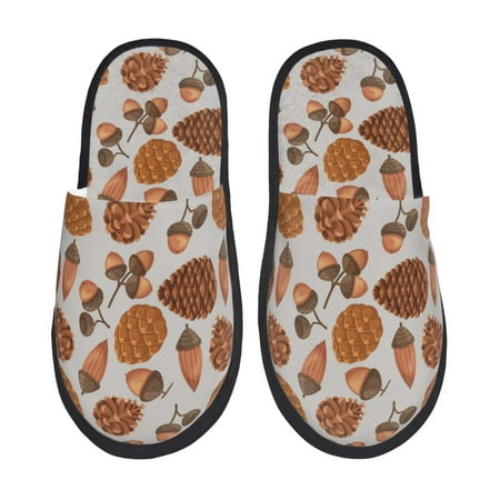 Rateoe Pinecone Autumn Pattern Pattern Fuzzy Slippers Fuzzy Soft House Slippers Plush Furry Warm Cozy Open Toe Fluffy Home Shoes-Medium
Rateoe Pinecone Autumn Pattern Pattern Fuzzy Slippers Fuzzy Soft House Slippers Plush Furry Warm Cozy Open Toe Fluffy Home Shoes-Medium