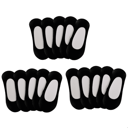 15 Pairs Invisible Low Cut Ladies Stretchy Heels Loafer Boat Socks