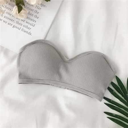 Women s Invisible Shoulder Strap Bandeau Crop Tube Top Bra Strapless Padded Bralette Comfortable Anti-glare Girl Underwear
Women s Invisible Shoulder Strap Bandeau Crop Tube Top Bra Strapless Padded Bralette Comfortable Anti-glare Girl Underwear