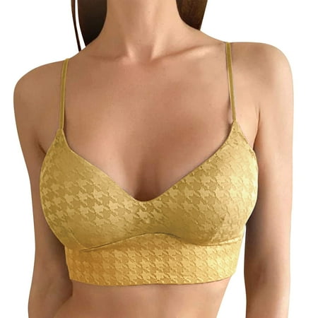 Women Padded Bralettes Sports Bras for Pack V Neck Bando Bra for Women Girls Top Vest
Women Padded Bralettes Sports Bras for Pack V Neck Bando Bra for Women Girls Top Vest