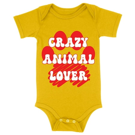 Animal Lover Baby Jersey Onesie - Graphic Baby Bodysuit - Paw Print Baby One-Piece
Animal Lover Baby Jersey Onesie - Graphic Baby Bodysuit - Paw Print Baby One-Piece