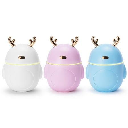 Aousin Deer Humidifier Portable Aroma Diffuser Mist Makes Home Air Fresher (A)