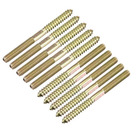 M8x100mm Hanger Bolts 24 Pack Double Head Thread Dowel Screws