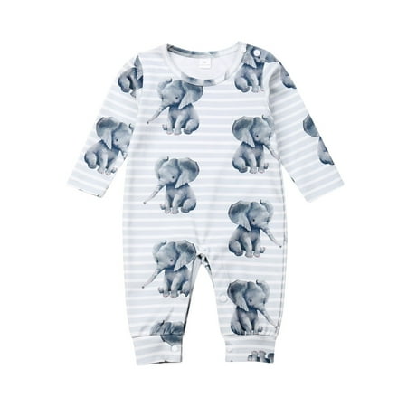 Suanret Infant Newborn Baby Boy Girl Elephant Romper Bodysuit Jumpsuit Outfits Clothes Grey 1-2 Years
Suanret Infant Newborn Baby Boy Girl Elephant Romper Bodysuit Jumpsuit Outfits Clothes Grey 1-2 Years