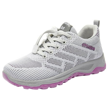 Sneakers for Women Fashion Autumn Women Sneakers Mesh Breathable Elastic Lace Up Comfortable And Easy To Wear Womens Sneakers Chemical Fiber Grey 38
Sneakers for Women Fashion Autumn Women Sneakers Mesh Breathable Elastic Lace Up Comfortable And Easy To Wear Womens Sneakers Chemical Fiber Grey 38