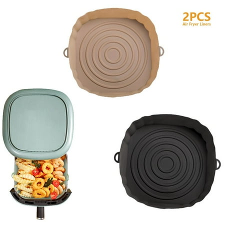 2Pcs Air Fryer Silicone Bast Reusable Airfryer Oven Baking Tray Pizza Fried Chicn Silica Gel Pan Pad Liner Accessories
2Pcs Air Fryer Silicone Bast Reusable Airfryer Oven Baking Tray Pizza Fried Chicn Silica Gel Pan Pad Liner Accessories