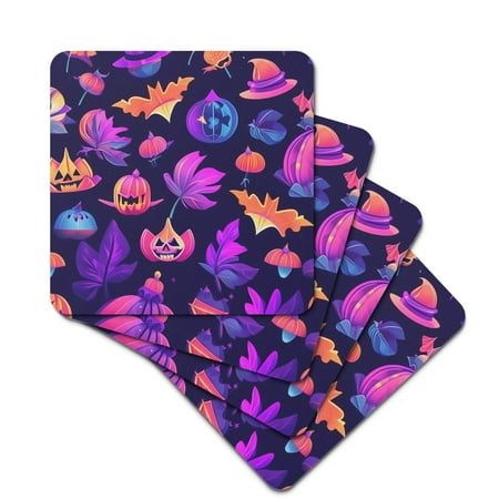 RubbeRubber Square Coasters with Beautiful Halloween Not Easily Deformed Soft and Have Thermal Insulation Properties
RubbeRubber Square Coasters with Beautiful Halloween Not Easily Deformed Soft and Have Thermal Insulation Properties