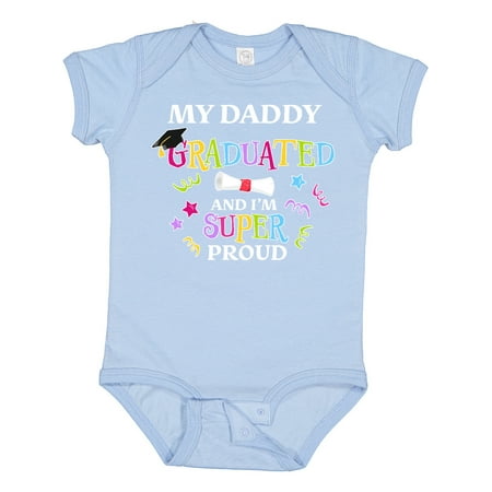 Inktastic My Daddy Graduated and I m Super Proud Gift Baby Boy or Baby Girl Bodysuit
Inktastic My Daddy Graduated and I m Super Proud Gift Baby Boy or Baby Girl Bodysuit