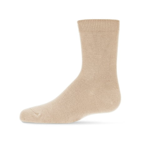 MeMoi Basic Soft Bamboo-Blend Kids Unisex Crew Sock