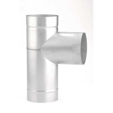 Heat-Fab 9443B 4 Saf-T Vent Seal 3 Tap Boot Tee - Stainless Steel