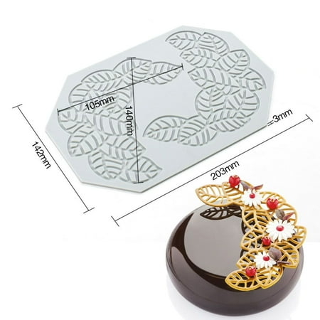 3D Baking Tool Leaves Bakeware Silicone Cake Mold Cake Decorating Border Fondant Cake Lace Mat Chocolate Mould STYLE 8
3D Baking Tool Leaves Bakeware Silicone Cake Mold Cake Decorating Border Fondant Cake Lace Mat Chocolate Mould STYLE 8