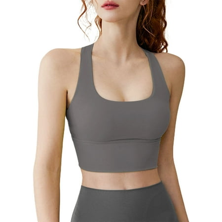 HEVIRGO Women Sport Bra Vest Cross Back Solid Color High Strength Elastic Slim Fit Shockproof Gather Jogging Workout Exercise Brassiere Top Inner Wear Clothes
HEVIRGO Women Sport Bra Vest Cross Back Solid Color High Strength Elastic Slim Fit Shockproof Gather Jogging Workout Exercise Brassiere Top Inner Wear Clothes