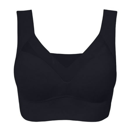 Spdoo Plus Size Seamless Bras Wireless with Support Comfort Soft Daily Bra Black 3XL
Spdoo Plus Size Seamless Bras Wireless with Support Comfort Soft Daily Bra Black 3XL