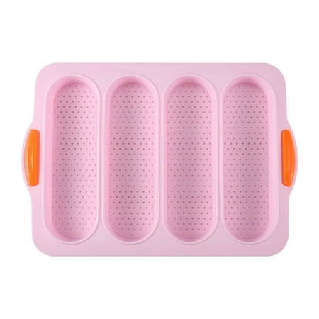 VALSEEL Kitchen Gadgets Loaf Pan Set of 1 with Four Buns French Bread Loaf Pan Bread Pan Non-stick Pan Easy To Release Household Silicone Food Baking Breakfast Romantic Dinner Tool
VALSEEL Kitchen Gadgets Loaf Pan Set of 1 with Four Buns French Bread Loaf Pan Bread Pan Non-stick Pan Easy To Release Household Silicone Food Baking Breakfast Romantic Dinner Tool