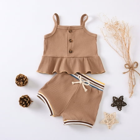 Hunpta Tops Girls Shorts Infant Solid Outfits Baby Suspenders Dress Set Stripe Girls Outfits&Set
Hunpta Tops Girls Shorts Infant Solid Outfits Baby Suspenders Dress Set Stripe Girls Outfits&Set