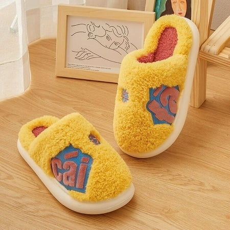 CoCopeaunt 2022 New Thick Sole Soft Women Home Fur Slippers Winter Warm Plush Couples Cotton Shoes Indoor Trendy and Plush Fluffy Slides
CoCopeaunt 2022 New Thick Sole Soft Women Home Fur Slippers Winter Warm Plush Couples Cotton Shoes Indoor Trendy and Plush Fluffy Slides