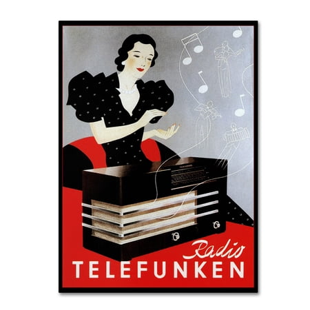 Trademark Fine Art 'Ads Music002' Canvas Art by Vintage Lavoie