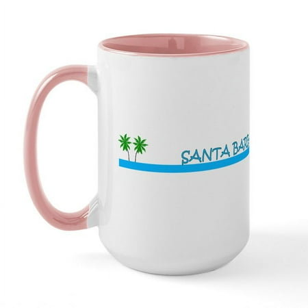 CafePress - Santa Barbara California Large Mug - 15 oz Ceramic Large Mug