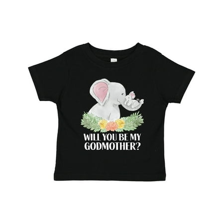 Inktastic Will You Be My Godmother Cute Elephants with Flowers Boys or Girls Toddler T-Shirt
Inktastic Will You Be My Godmother Cute Elephants with Flowers Boys or Girls Toddler T-Shirt