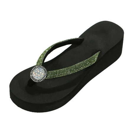GNEIKDEING Women Shoes Slope Heel Thick Toe Clip Beach Herringbone Slippers Color Bright Diamond Home Thick Bottom Slippers Women Flip Flops Green 41 Gift on Clearance
GNEIKDEING Women Shoes Slope Heel Thick Toe Clip Beach Herringbone Slippers Color Bright Diamond Home Thick Bottom Slippers Women Flip Flops Green 41 Gift on Clearance