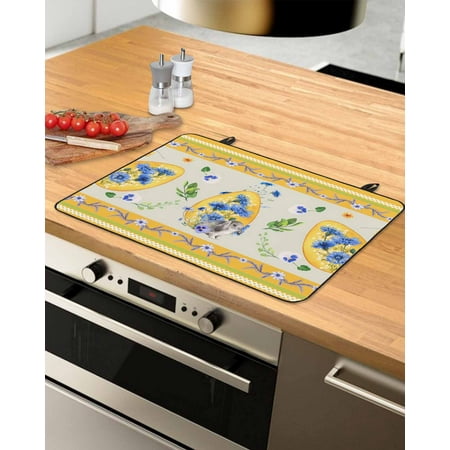Yellow Blue Easter Bunny Stove Top Covers for Electric Stove Heat Insulation Fireproof Glass Cooktop Cover Counter Top Glass Stove Cover for Prevent Scratches 36 x21 Spring Floral Botanical Eggs
Yellow Blue Easter Bunny Stove Top Covers for Electric Stove Heat Insulation Fireproof Glass Cooktop Cover Counter Top Glass Stove Cover for Prevent Scratches 36 x21 Spring Floral Botanical Eggs