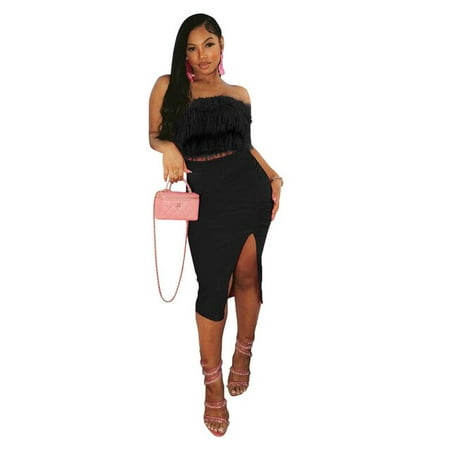 MUDAN 2023 Retro Women s Casual Sexy Fashion Irregular Split Dress Feather Tassel Bra Top Dress 2 Piece Set
MUDAN 2023 Retro Women s Casual Sexy Fashion Irregular Split Dress Feather Tassel Bra Top Dress 2 Piece Set