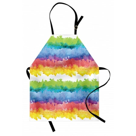 Watercolor Apron Horizontal Wavy Brushstroke Clouds Queer Rainbow Abstract Creative Kids Theme Unisex Kitchen Bib Apron with Adjustable Neck for Cooking Baking Gardening Multicolor by Ambesonne
Watercolor Apron Horizontal Wavy Brushstroke Clouds Queer Rainbow Abstract Creative Kids Theme Unisex Kitchen Bib Apron with Adjustable Neck for Cooking Baking Gardening Multicolor by Ambesonne