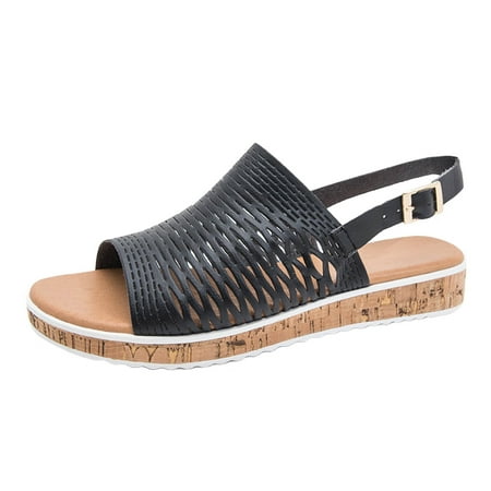 Mackneog Ladies Shoes Summer Flat Heeled Thick Soled Hollow Breathable Large Size Sandals Gift on Clearance
Mackneog Ladies Shoes Summer Flat Heeled Thick Soled Hollow Breathable Large Size Sandals Gift on Clearance
