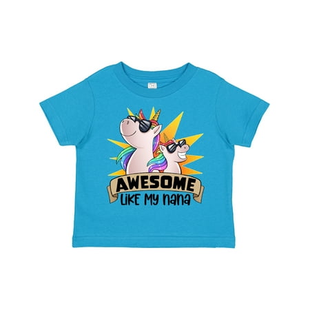 Inktastic Awesome Like My Nana Cute Unicorn Family in Sunglasses Gift Toddler Boy or Toddler Girl T-Shirt
Inktastic Awesome Like My Nana Cute Unicorn Family in Sunglasses Gift Toddler Boy or Toddler Girl T-Shirt