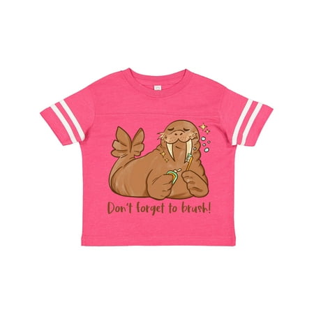 Inktastic Don t Forget to Brush Walrus Gift Toddler Boy or Toddler Girl T-Shirt
Inktastic Don t Forget to Brush Walrus Gift Toddler Boy or Toddler Girl T-Shirt