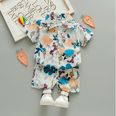 SXVZBH Baby Boys Summer Clothes Set Short Sleeve Turn-down Collar Shirt+Shorts
SXVZBH Baby Boys Summer Clothes Set Short Sleeve Turn-down Collar Shirt+Shorts