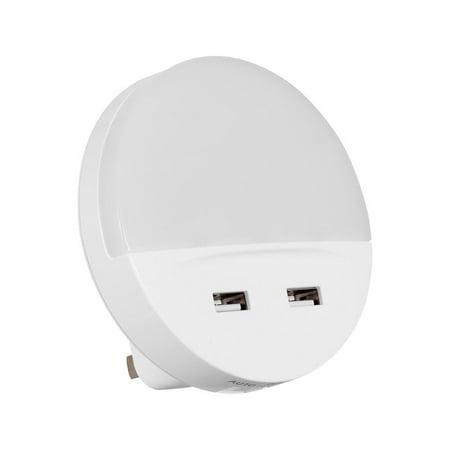 Sylvania LED Night Lights With Dusk To Dawn Sensor And 2 USB Charging Ports For Multiple Devices Auto On/Off Nightlight
Sylvania LED Night Lights With Dusk To Dawn Sensor And 2 USB Charging Ports For Multiple Devices Auto On/Off Nightlight